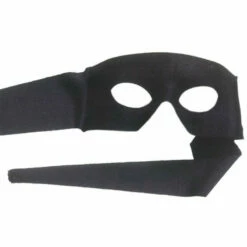 PIMPERNEL With Ties Large Black Eye Mask
