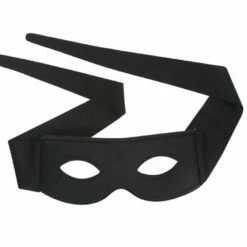 ZORRO With Ties Small Black Eye Mask