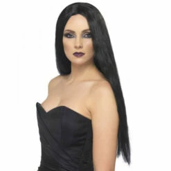 Smiffys Black Witch Wig