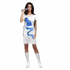 Dancing Queen Blue Cat Costume
