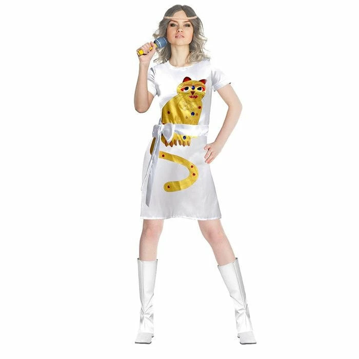 Dancing Queen Yellow Cat Costume 3 Dancing Queen Yellow Cat Costume