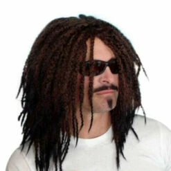 Dark Brown Rasta Wig