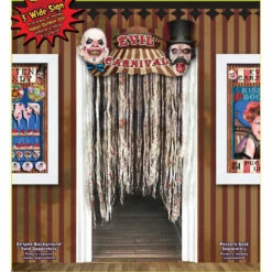 Evil Carnival Halloween Door Way Curtain