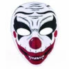Evil Clown Half Mask 2 Evil Clown Half Mask -Smiffys Shop evilclownhalfmaskhalloween77046brisbane.cr