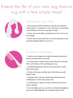 LEG AVENUE Farrah Brown Feathered Wig -Smiffys Shop farrahfeatheredwig.1