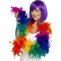 Smiffys Feather Boa - Multi Colour
