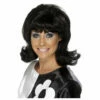 Smiffys Black 60s Flick Up Wig -Smiffys Shop flick up wig black cropped
