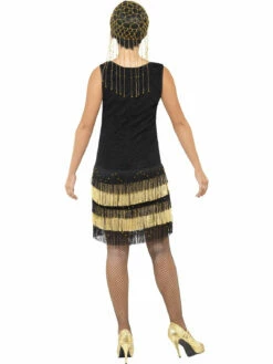 Smiffys 1920s Fringed Flapper Costume -Smiffys Shop fringe flapper back