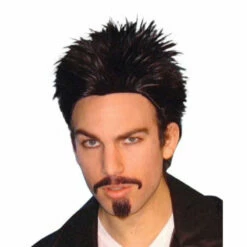 Funky Punk Black Spikey Wig