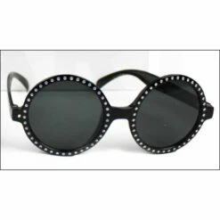 Glasses - Diamonte Circle - Asst Colors