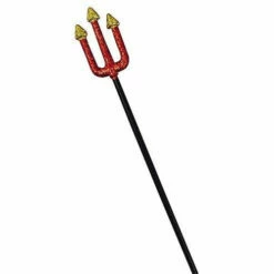 Glitter Pitch Fork Red/Gold