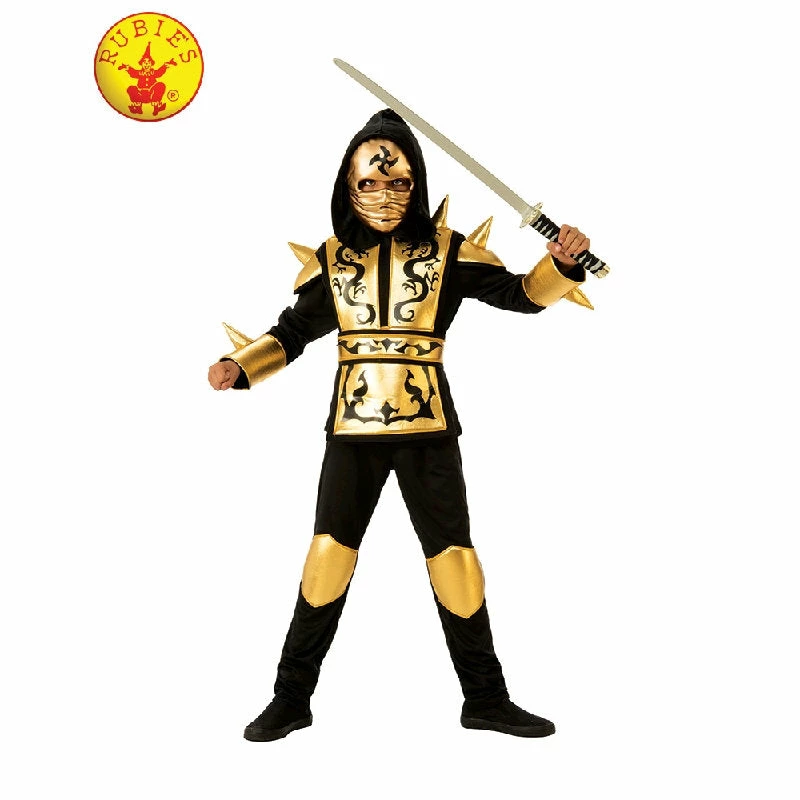 Gold Ninja Costume - Child 3 Gold Ninja Costume - Child