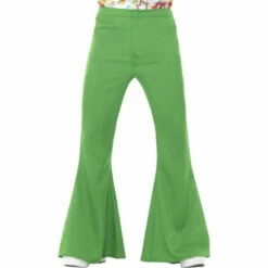 Smiffys Flared Trousers Green - Mens