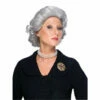 Queen Wig-Adult -Smiffys Shop grey queen wig fancy dress brisbane cr