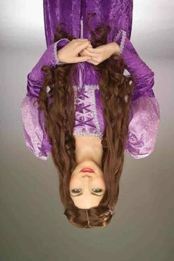 Guinevere Wig - Blonde, Black & Brown -Smiffys Shop guineverebrownwig59277