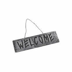 Smiffys Halloween Hanging Welcome Sign