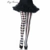 Harlequin Pantyhose - Leg Avenue -Smiffys Shop harlequin pantyhose stockings black and white fancy dress brisbane cr