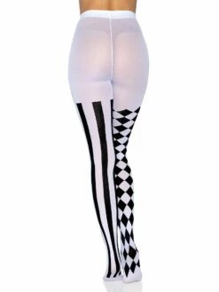 Harlequin Pantyhose - Leg Avenue -Smiffys Shop harlequintights.4