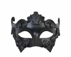 Lorenzo Mask - Copper, Silver, Gold & Black -Smiffys Shop jeter roman masquerade mask nd12582 costume shop brisbane