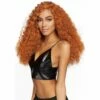 Long Curly Ginger Wig - Leg Avenue -Smiffys Shop long curly ginger wig a2858 leg avenue costume shop brisbane cr