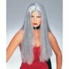 Long Grey Wig - Ladies -Smiffys Shop long grey ladies wig 23062 costume shop brisbane cr