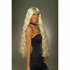 Mesmerelda Long Wavy Ladies Wig-Blonde, Black & Auburn