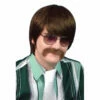 Wig-70s Brown Mod Guy 1 Wig-70s Brown Mod Guy -Smiffys Shop mod guy brown cropped