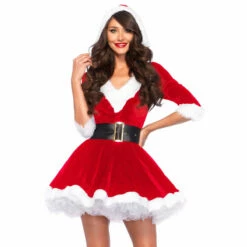 Mrs Claus Costume By Leg Avenue - Hire
