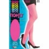 Neon Tights - Pink, Purple, Orange & Green - Forum Novelties -Smiffys Shop neon pink tights 67790 costume shop brisbane cr
