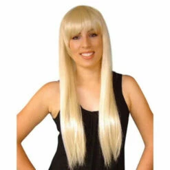 Paris Long Blonde Wig With Fringe