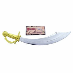 Pirate Cutlass With Gold Handle
