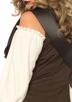 Pirate Captain Blackheart Ladies Plus Costume - Leg Avenue -Smiffys Shop piratecaptainblackheartladiespluscostumelegavenue.5