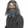 Smiffys Pirate Wig And Beard Set - Grey