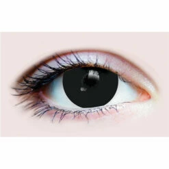 Black Costume Primal Contact Lenses 15.2 Mm Mini Scleral