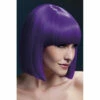 Smiffys Purple Blunt Cut Bob Wig By Fever-Lola -Smiffys Shop purplebluntcutbobwigfeverlola.cr