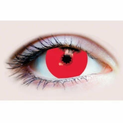 Red Costume Contact Lens 15.2 Mm Mini Scleral