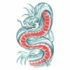 Tinsley Temp Tattoo - Snake -Smiffys Shop red snake tattoo fancy dress brisbane cr