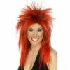 Smiffys Rock Diva Wig - Red -Smiffys Shop rock diva wig red fancy dress costumes brisbane cr