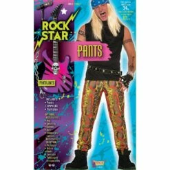 80s Rock Star Pants - Snake Skin Print