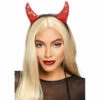 LEG AVENUE Sequin Devil Horns -Smiffys Shop sequin devil horns leg avenue halloween fancy dress brisbane cr