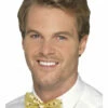 Smiffys Sequin Bow Tie - Gold -Smiffys Shop sequin bow tie