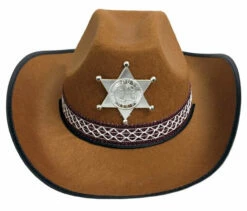 Brown Sheriff Hat