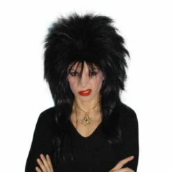 Spiky Vamp Wig-Black