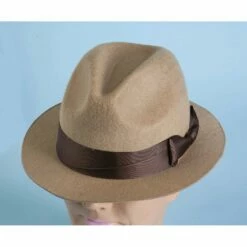 Tan Fedora Hat