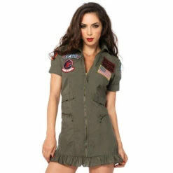 LEG AVENUE Top Gun Flight Dress