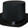 Top Hat - Black Satin -Smiffys Shop top hat black htto3870