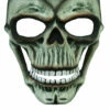 Evil Skeleton Unearthed Face Mask -Smiffys Shop unearthed skeleton face mask cr