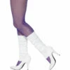 Smiffys White Legwarmers -Smiffys Shop white leg warmers