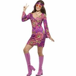 Smiffys Woodstock Hippie Ladies Costume