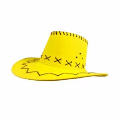 Yellow Cowboy Hat With Rope